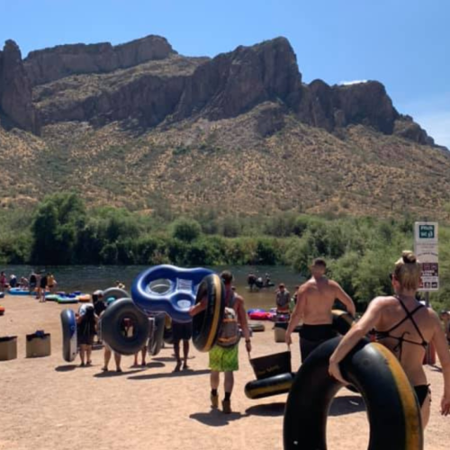 Alumni tubing event 2